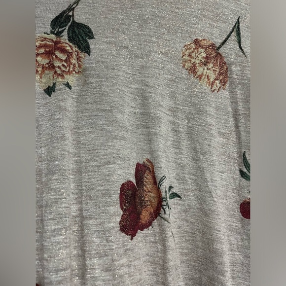 Lucky brand floral shimmery top - Picture 4 of 4